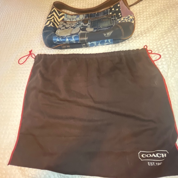 Coach Patchwork Denim Hobo Bag | Y2K Limited Edition | With Dust Bag - Picture 5 of 5